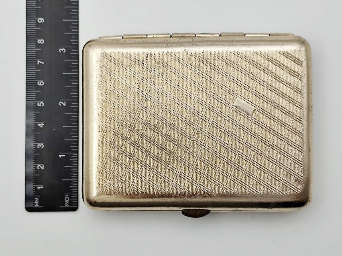 Vintage Rhythmic Gymnastics Gymnast with Ribbon Cigarette Case | Retro Sports Pocket Box Soviet Tobacciana USSR