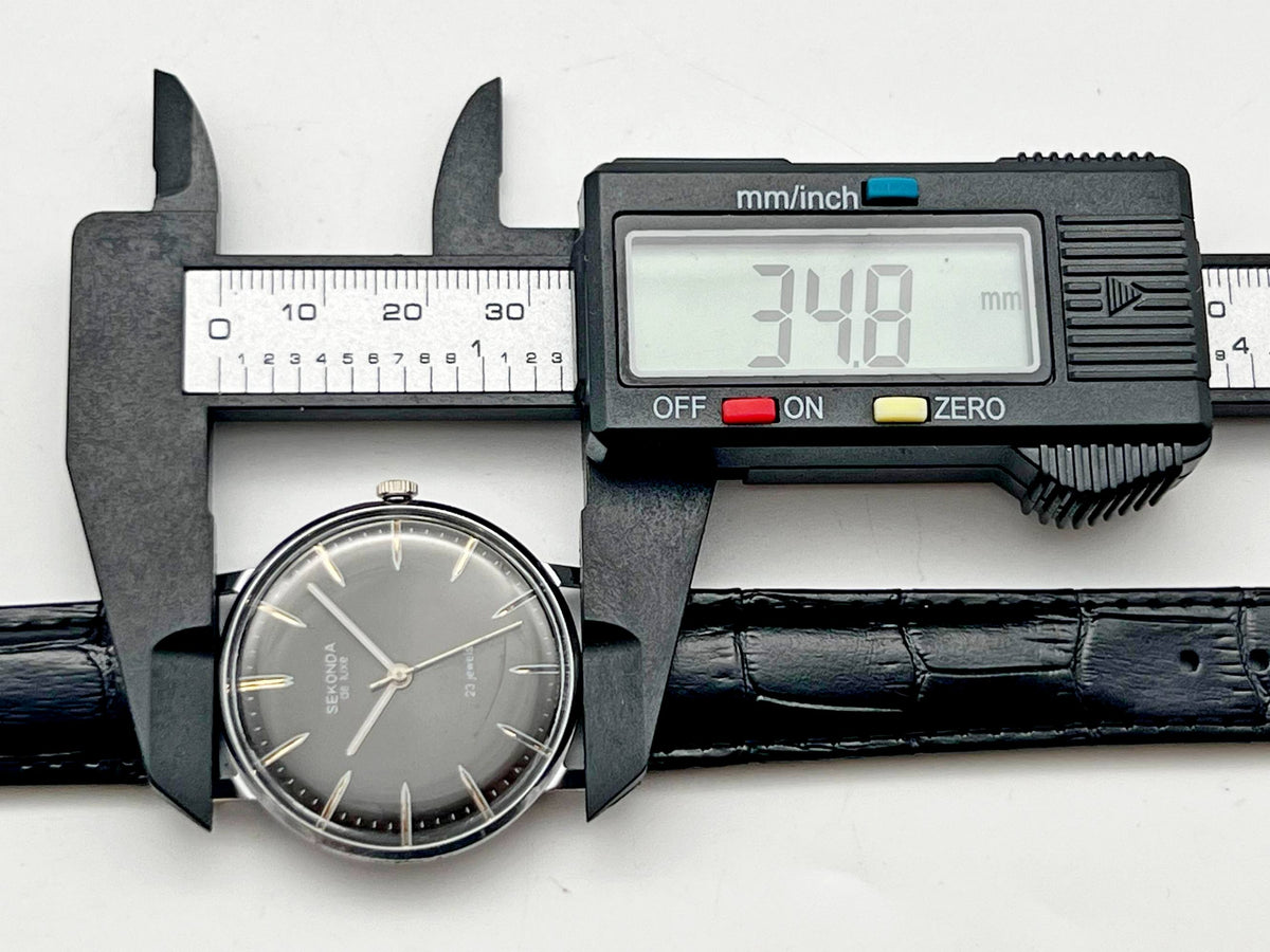Vintage Seconda De Lux Ultraslim Soviet Mechanical Watch LUCH 2209 | Gilding Wristwatch USSR Watch