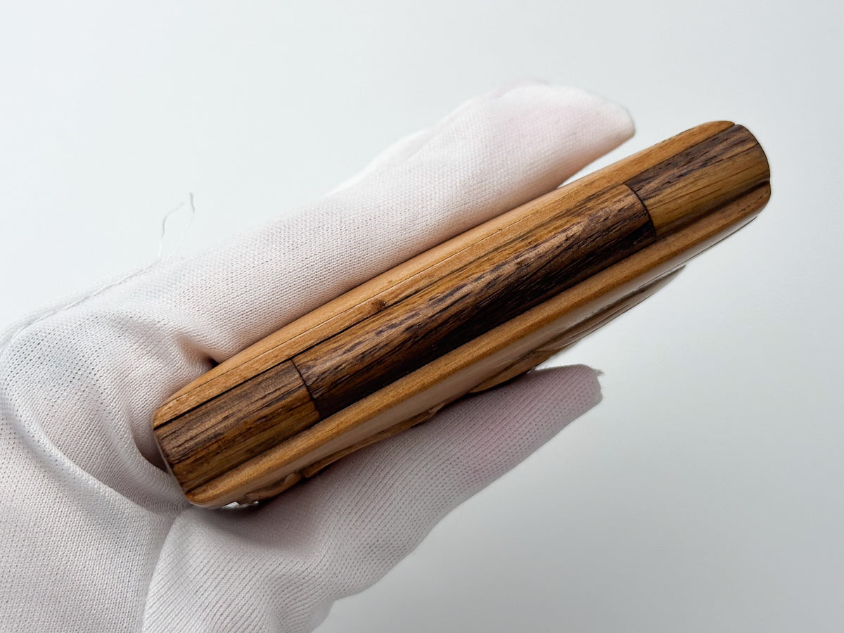 Cigarette Case German Eagle Carved Wood | Gott Mit Uns Trench Art Souvenir Tobacciana