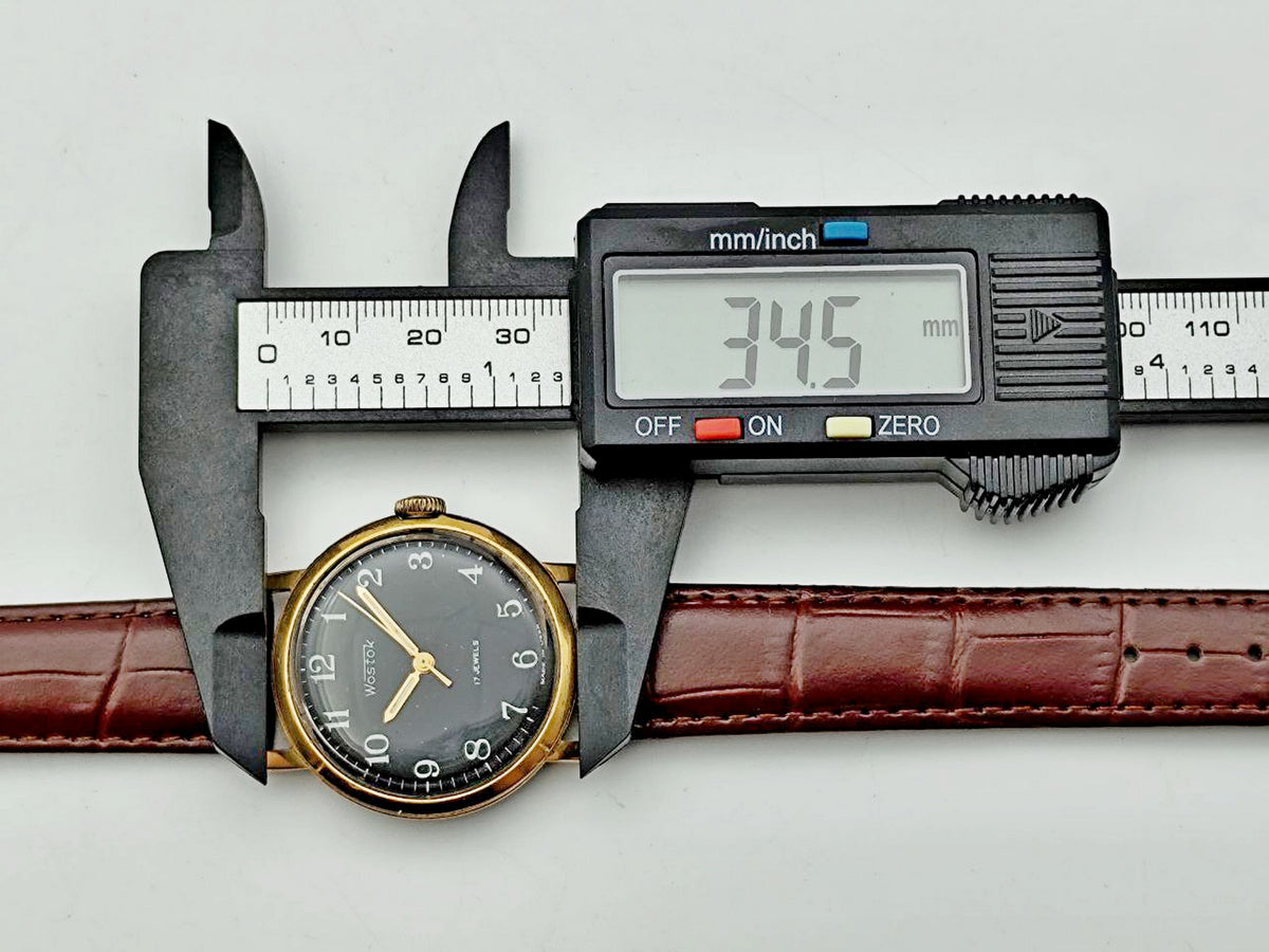 Vintage WOSTOK 2409 AU 20 Gilt Soviet Mechanical Wristwatch | Vostok USSR Watch