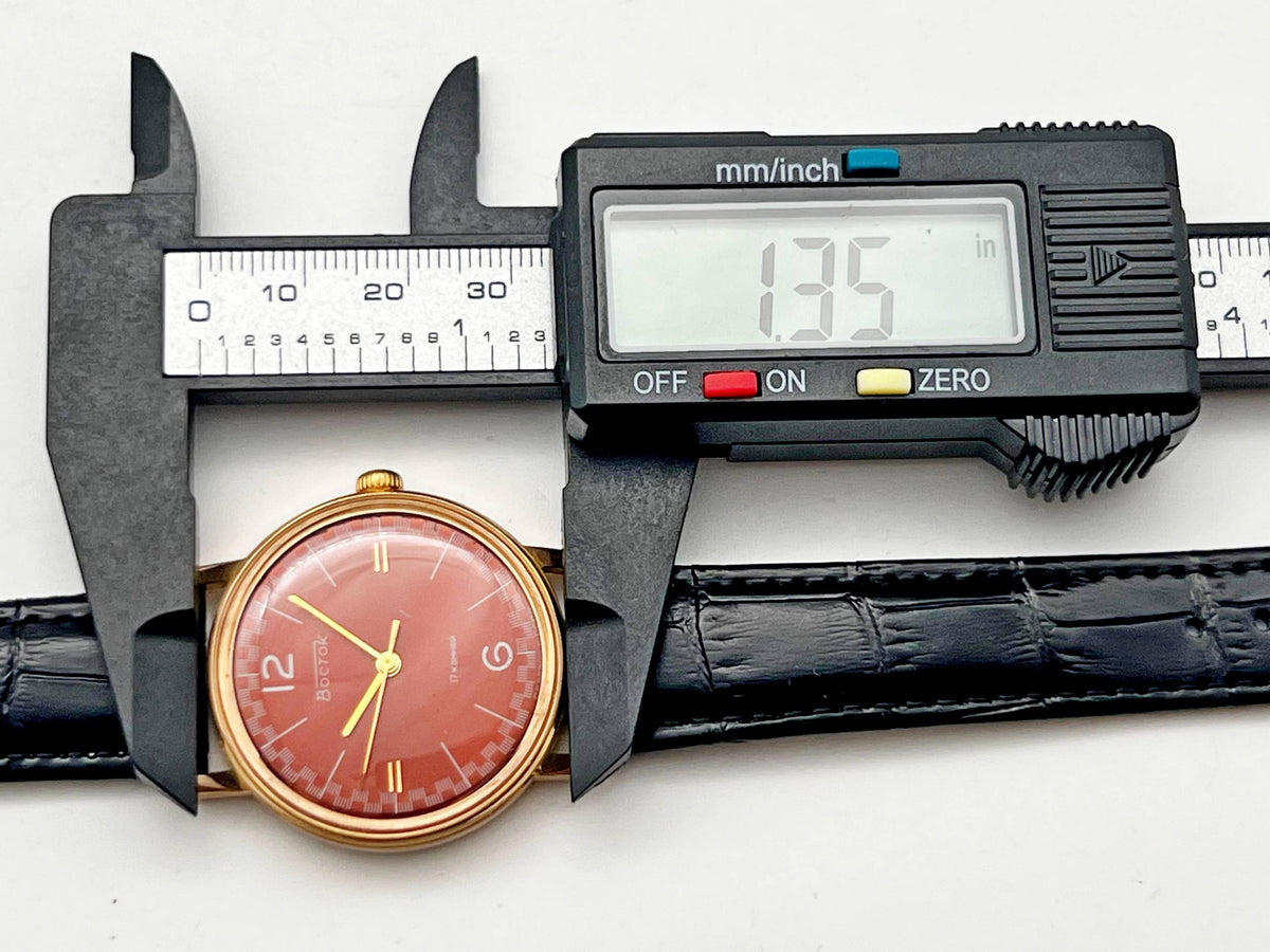 Vintage WOSTOK 2409 AU 20 Gilt Soviet Mechanical Wristwatch | Vostok USSR Watch