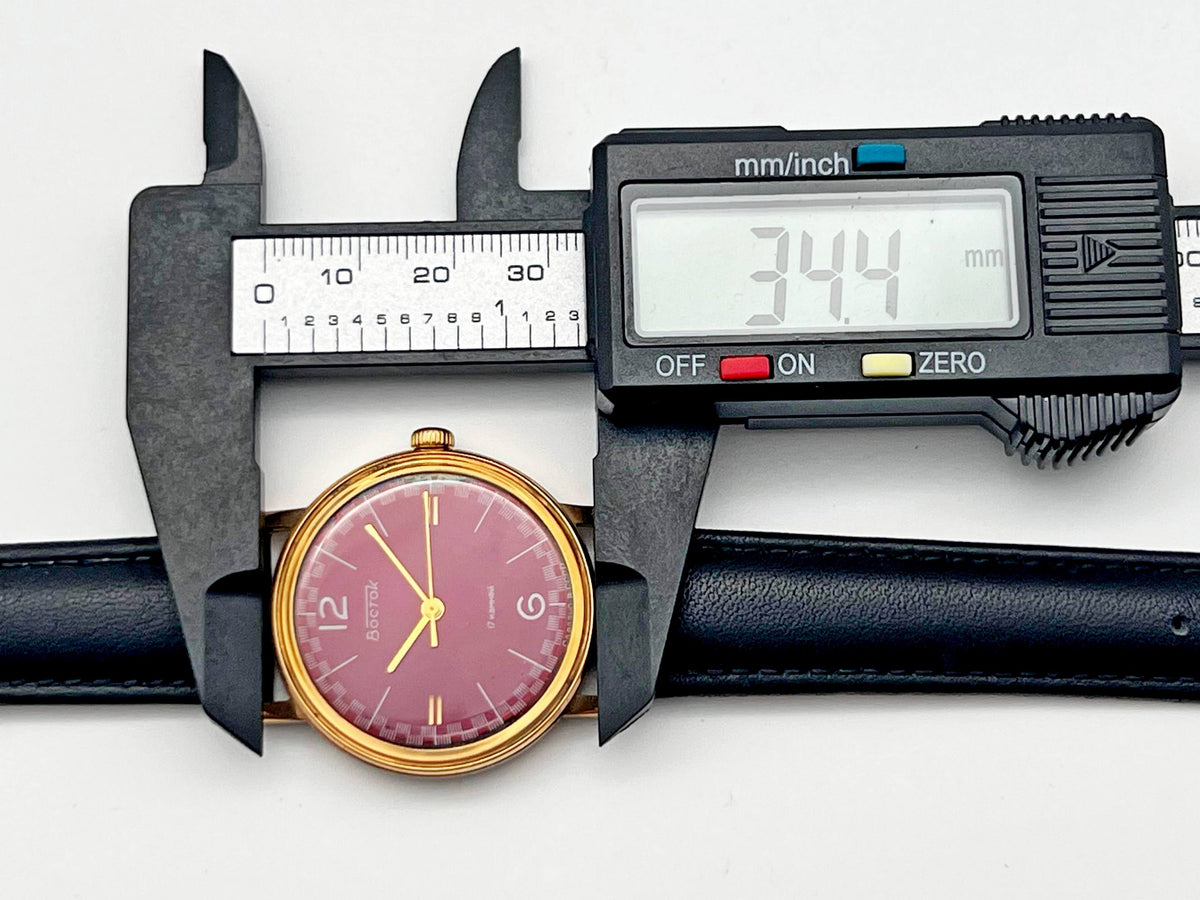 Vintage WOSTOK 2409 AU 20 Soviet Mechanical Watch | Vostok USSR Gilt Watch