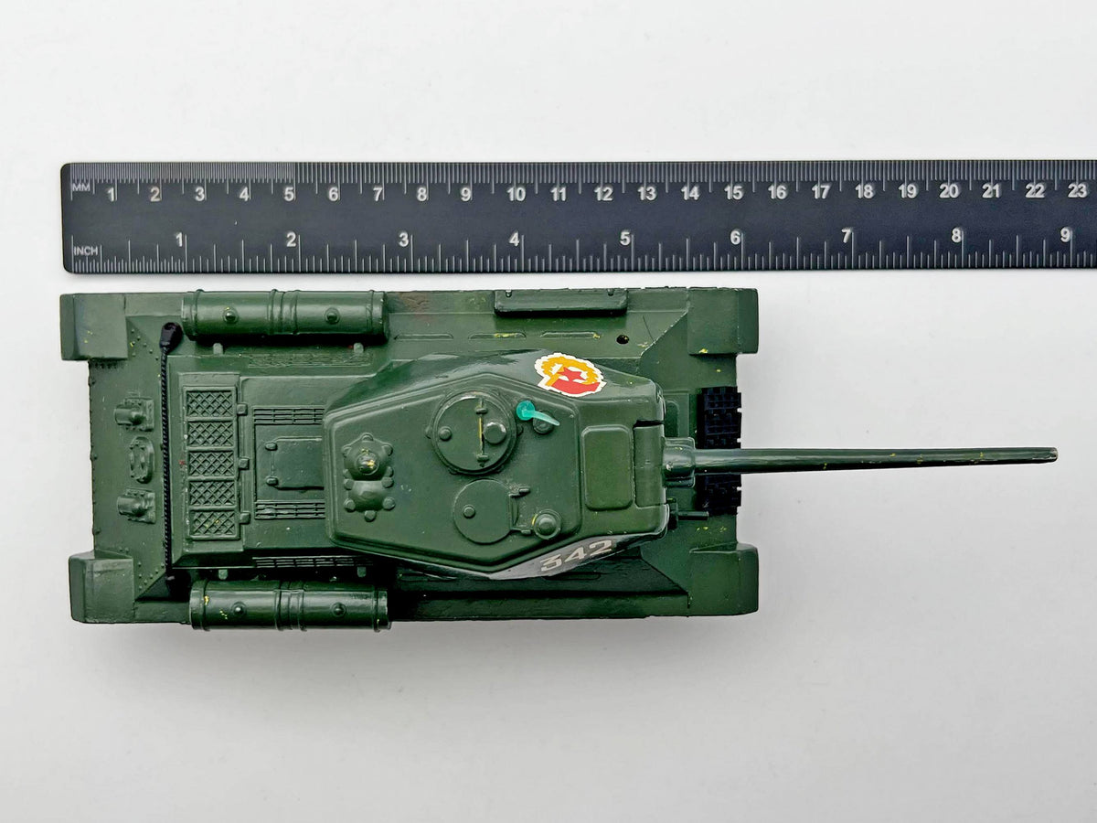 Vintage Soviet T-34-85 Diecast Tank | USSR 1/43 Scale Military Model