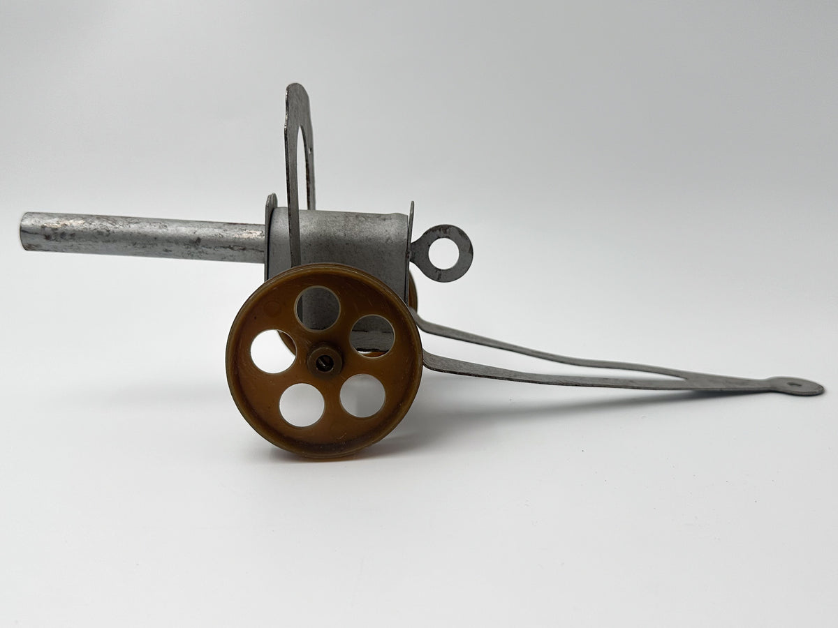 Vintage Soviet Artillery Cannon Toy | USSR Metal Field Gun Military Collectible
