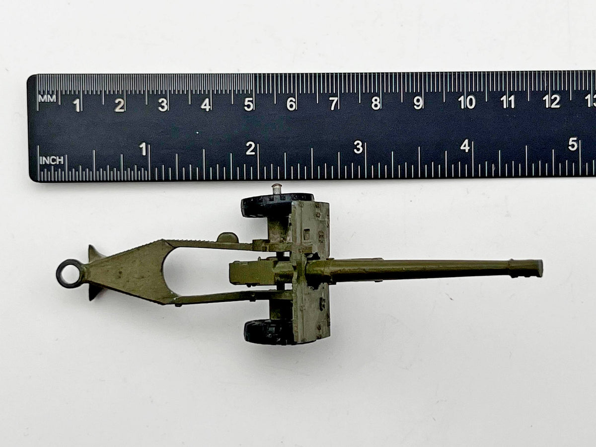 Vintage Soviet Diecast GAZ-66 Military Cargo Truck with Field Gun Toy USSR 1980s | Tula Cartridge Works TPZ