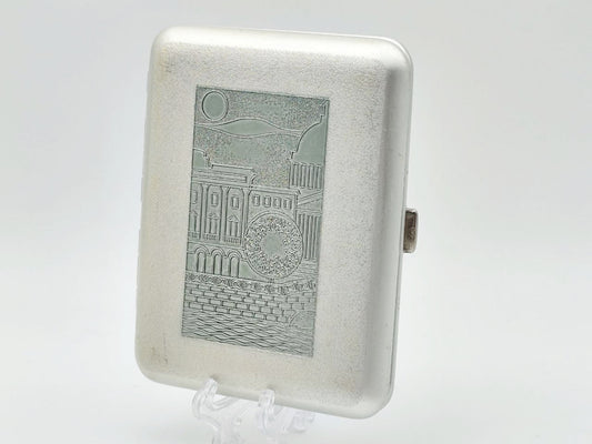 Vintage Leningrad St Isaacs Cathedral Cigarette Case | Lenemalier Artel Pocket Box Soviet Tobacciana USSR