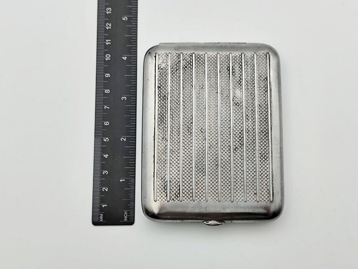 Vintage Minin and Pozharsky Monument Cigarette Case | Mosshtamp Pocket Box Soviet Tobacciana USSR