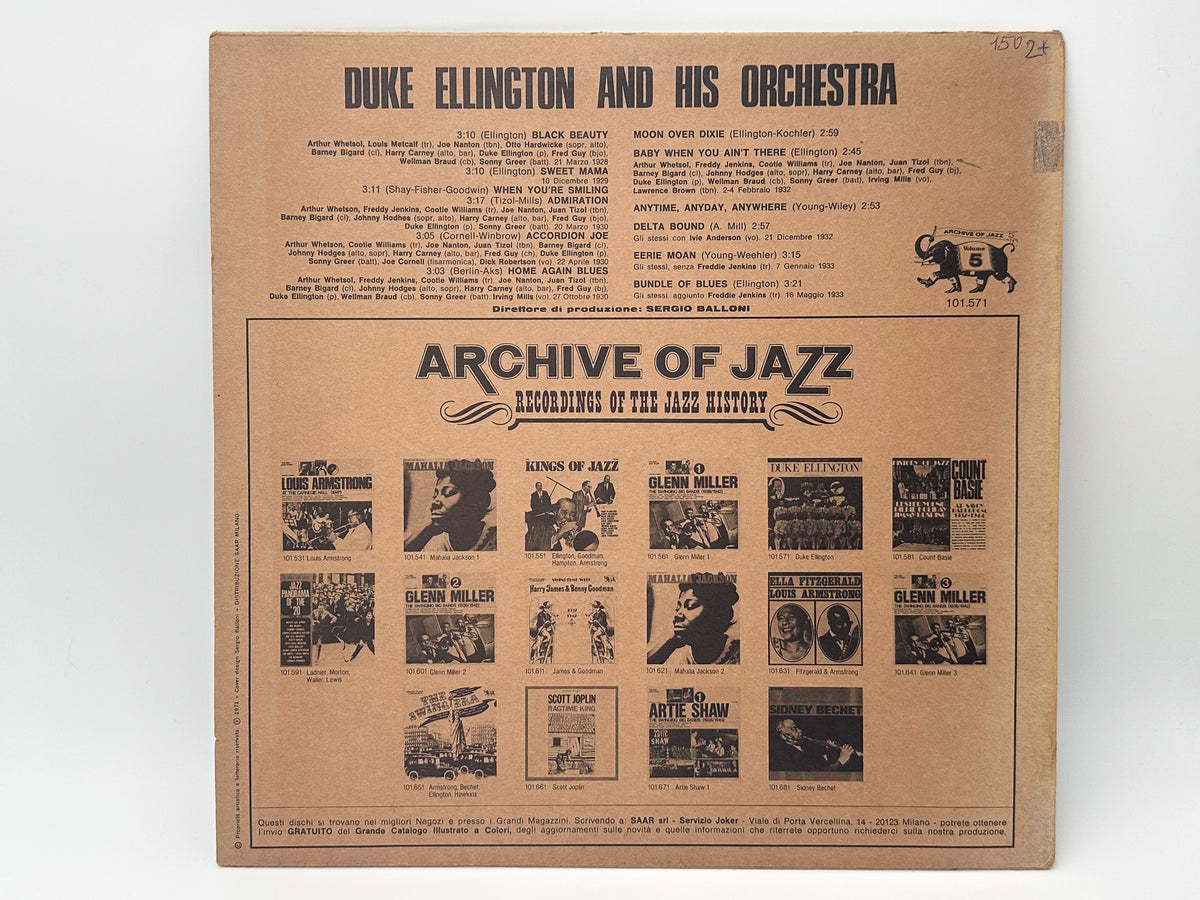 Duke Ellington and His Orchestra - Archive of Jazz Volume 5 (LP, Vinyl) Joker