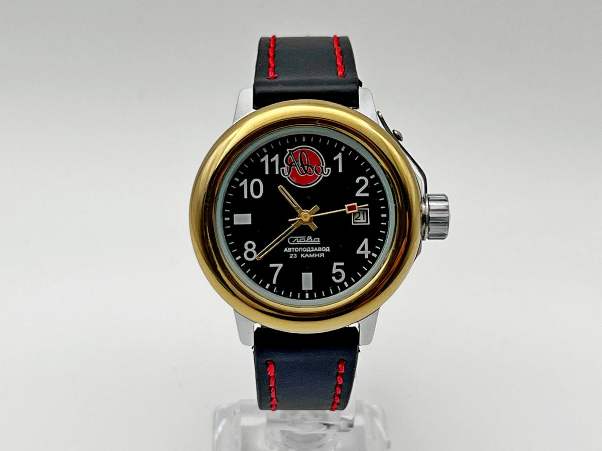 Vintage SLAVA 2416 JAVA Self-Winding Soviet Mechanical Watch | Wristwatch USSR Watch