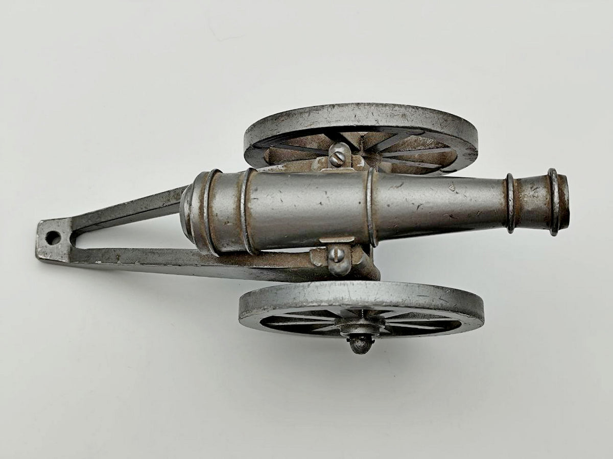 Vintage Soviet Antique Style Artillery Cannon Toy | USSR Metal Field Gun Souvenir