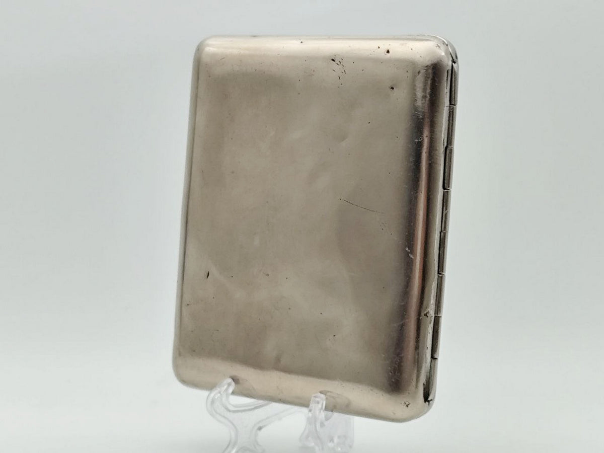 Vintage Moscow City Council Building Cigarette Case | Metallodetal Plant Pocket Box Soviet Tobacciana USSR