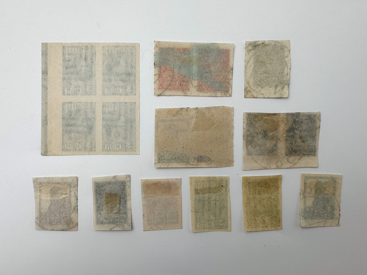 1923–1927 USSR Postage Stamps Collection | Vintage Early Soviet Gold Standard Shadr Definitive & Postage Due Set of 31 MH Cancelled