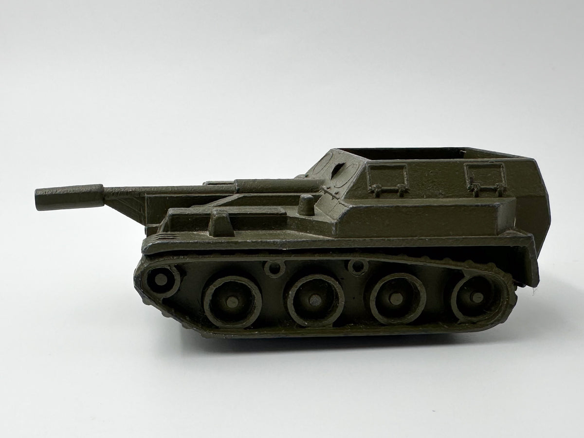 Vintage Soviet SPG Tank Destroyer Toy | USSR Diecast Military Collectible