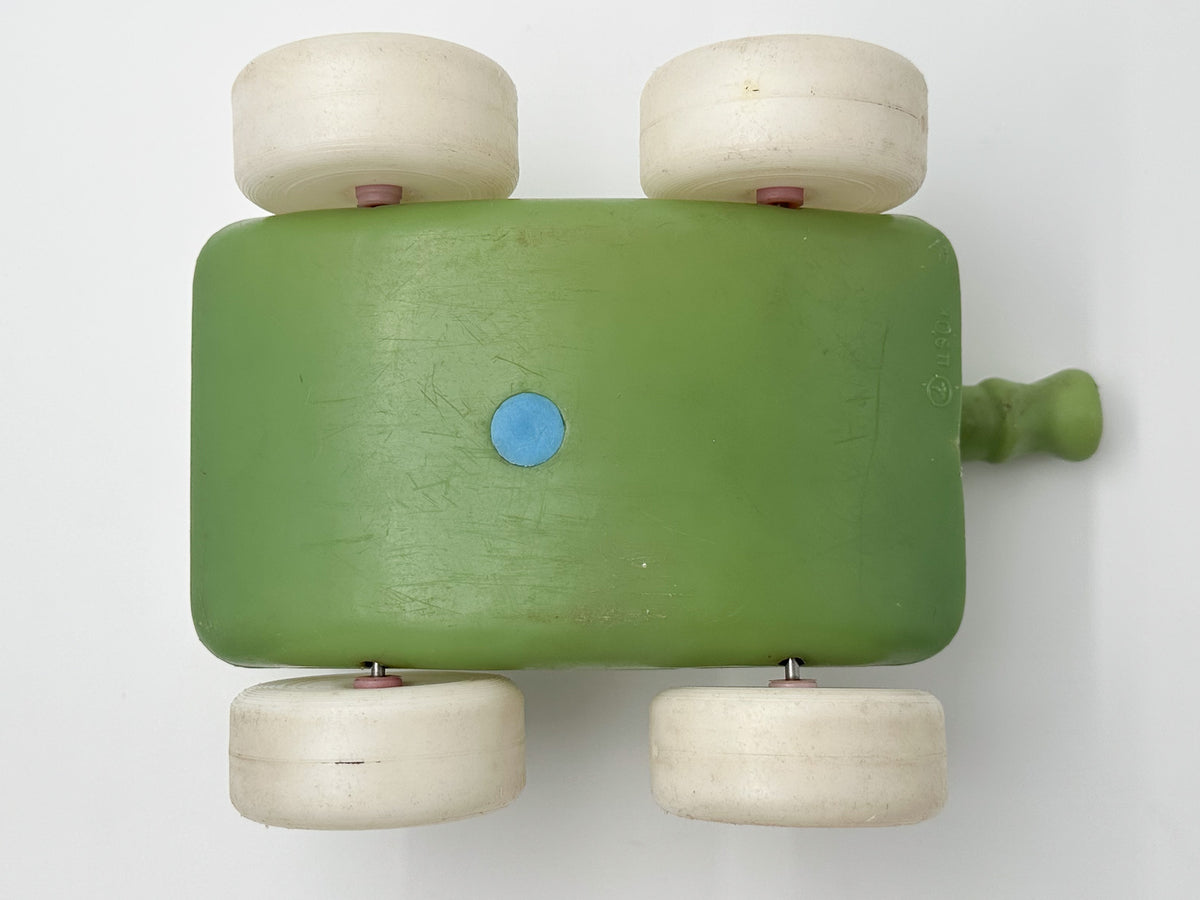 Vintage Soviet Plastic Toy Tank | USSR Retro Wheeled Military Collectible