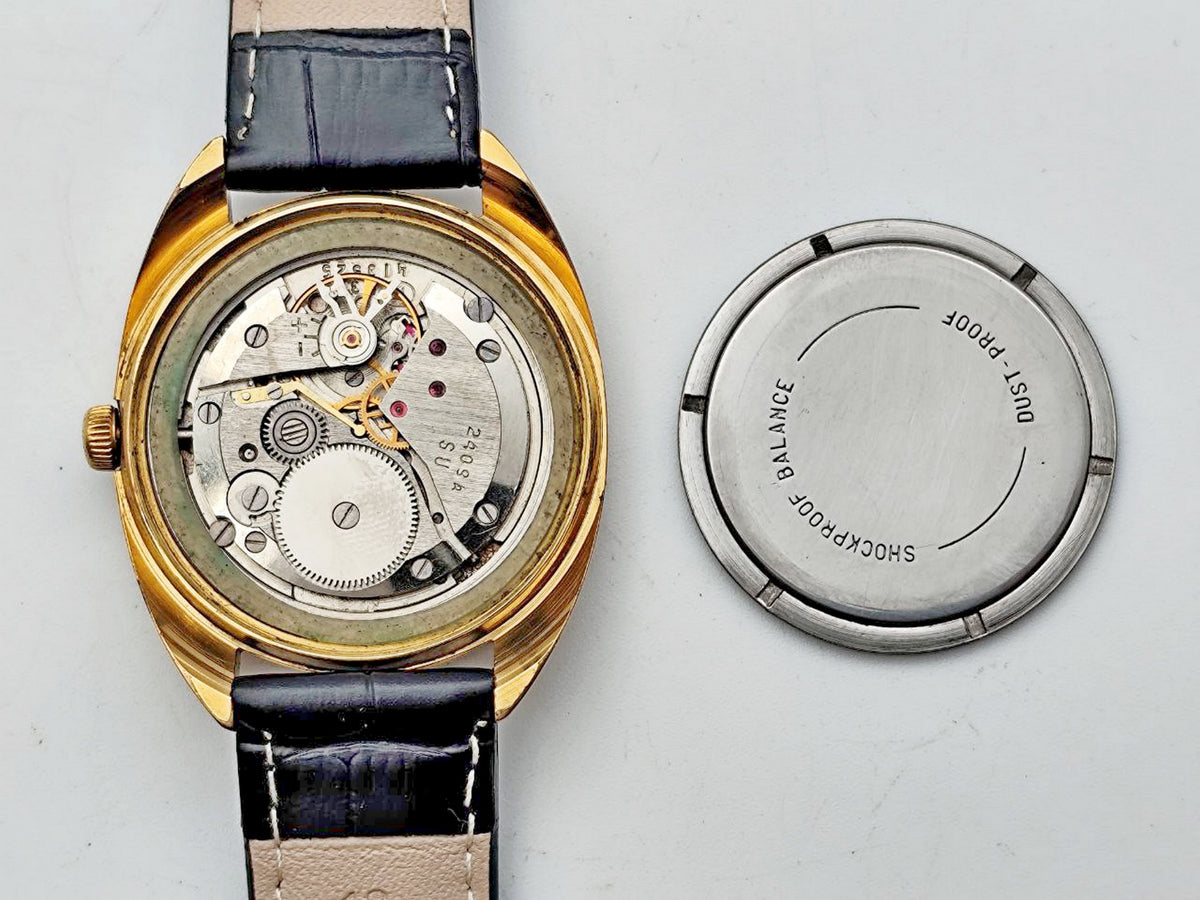 Vintage WOSTOK 2409 AU 10 Gilt Soviet Mechanical Wristwatch | Vostok USSR Watch