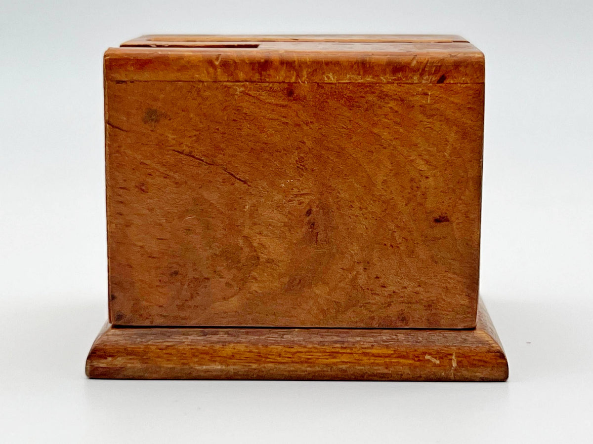 Table Matchbox Holder Karelian Birch Vintage Soviet |  Wood Match Box Stand USSR
