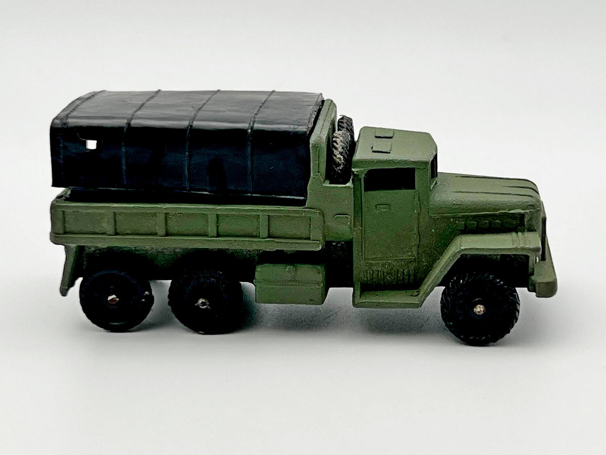 Vintage Soviet Military Truck with Box | USSR Diecast Kharkiv Factory Collectible