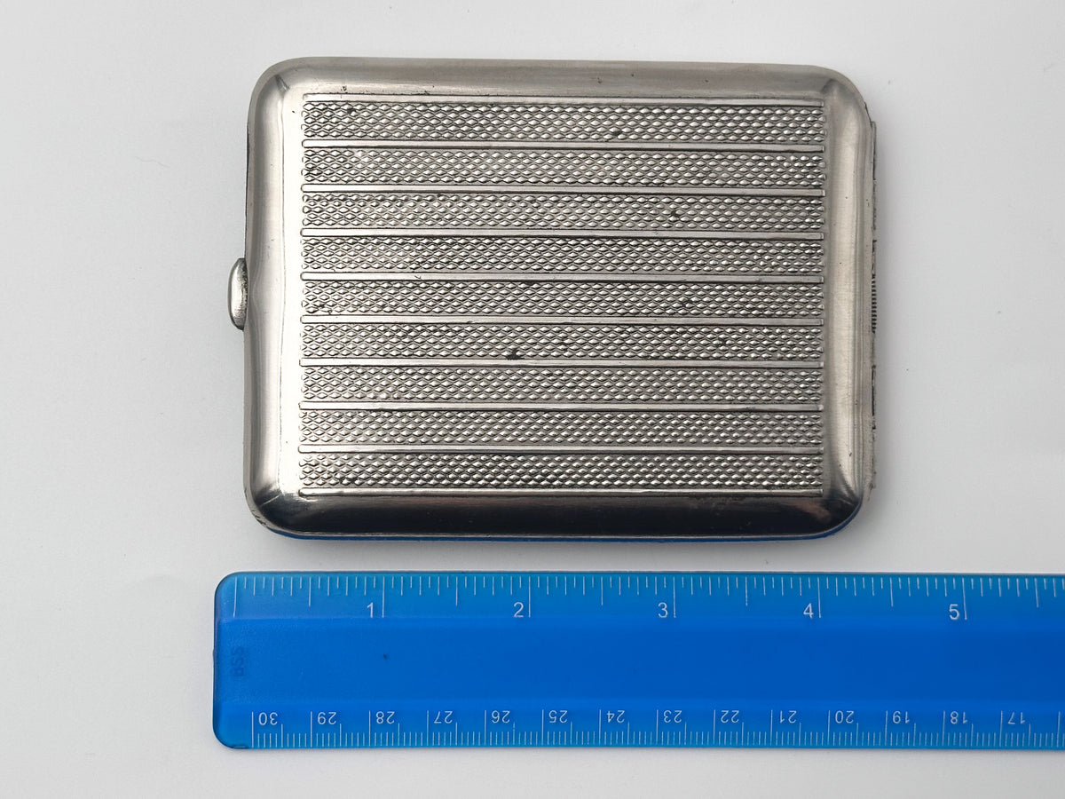 Vintage Northern River Station Cigarette Case | Mosshtamp Pocket Box Soviet Tobacciana USSR