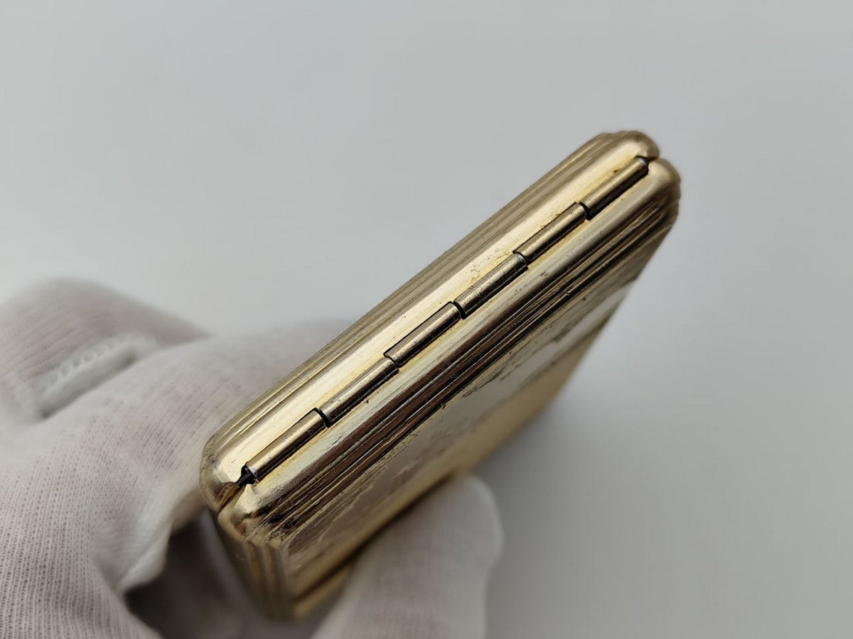 Vintage MSU Moscow State University Cigarette Case | Architecture Pocket Box Soviet Tobacciana USSR