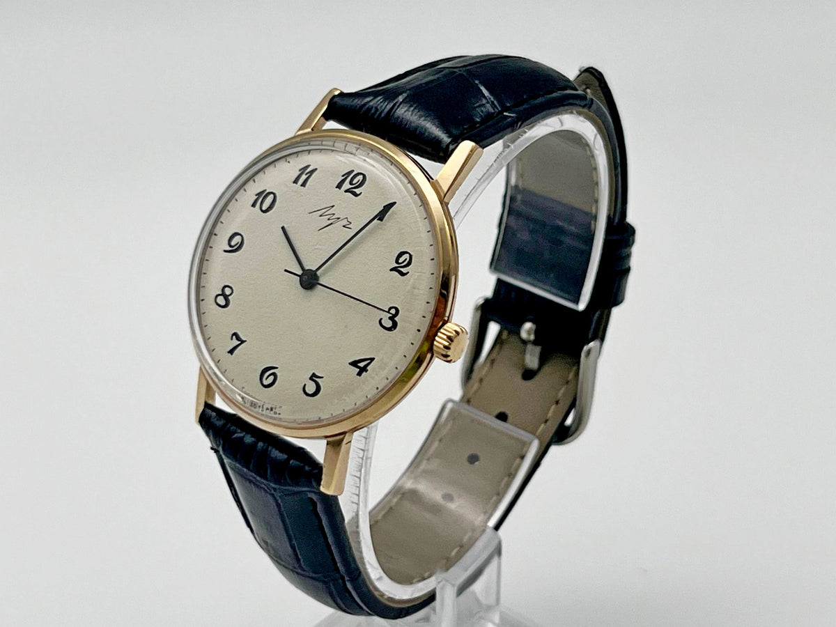 Vintage LUCH 2209 Ultra Slim AU Soviet Mechanical Watch | Wristwatch USSR Watch