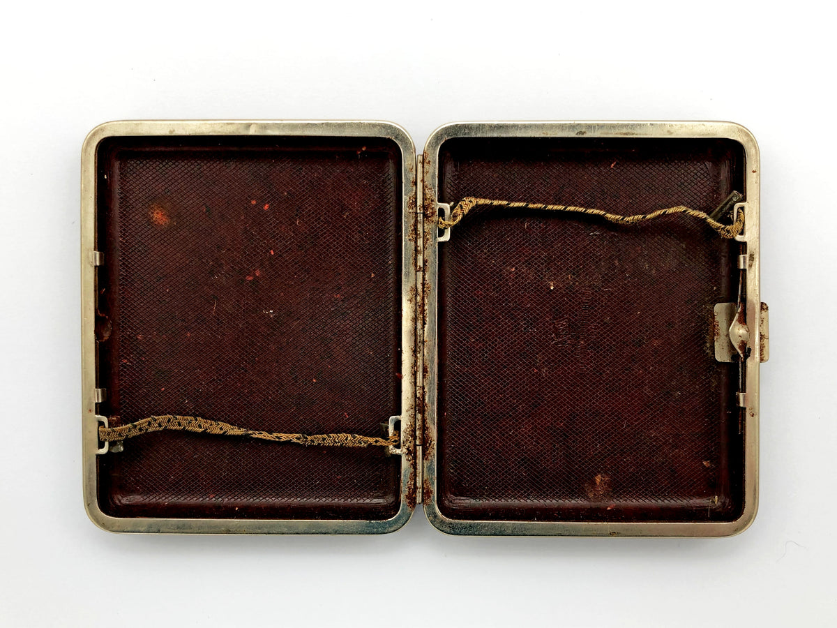 Cigarette Case Cherry Bakelite Marbled Vintage Soviet | Kyiv Artel 30 Years October Tobacciana USSR