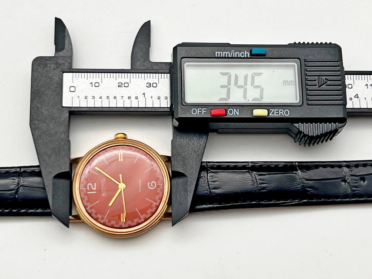 Vintage WOSTOK 2409 AU 20 Gilt Soviet Mechanical Wristwatch | Vostok USSR Watch