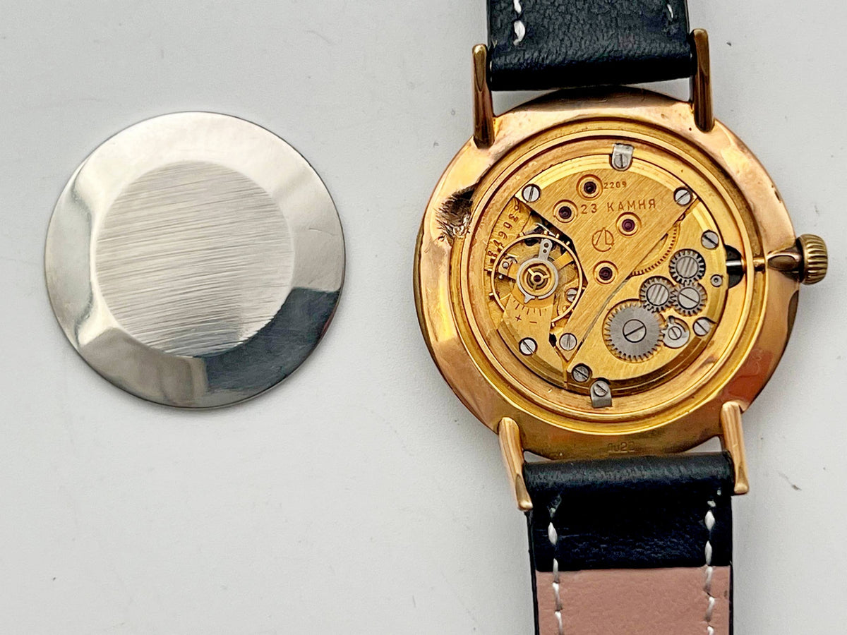 Vintage POLJOT 2209 De Luxe Ultraslim AU20 Soviet Mechanical Watch | Gilding  Wristwatch USSR Watch