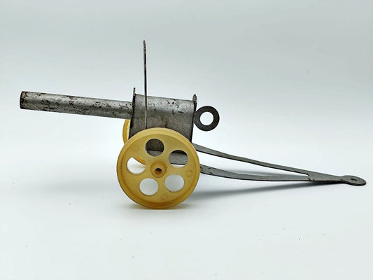Vintage Soviet Artillery Cannon Toy | USSR Metal Field Gun Military Collectible