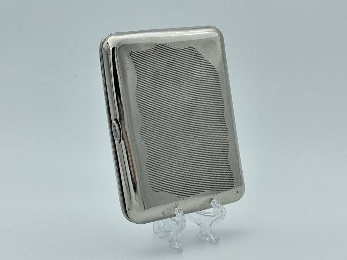 Vintage Airborne Forces Three Parachutists Cigarette Case | Lenemalier Pocket Box Soviet Tobacciana USSR