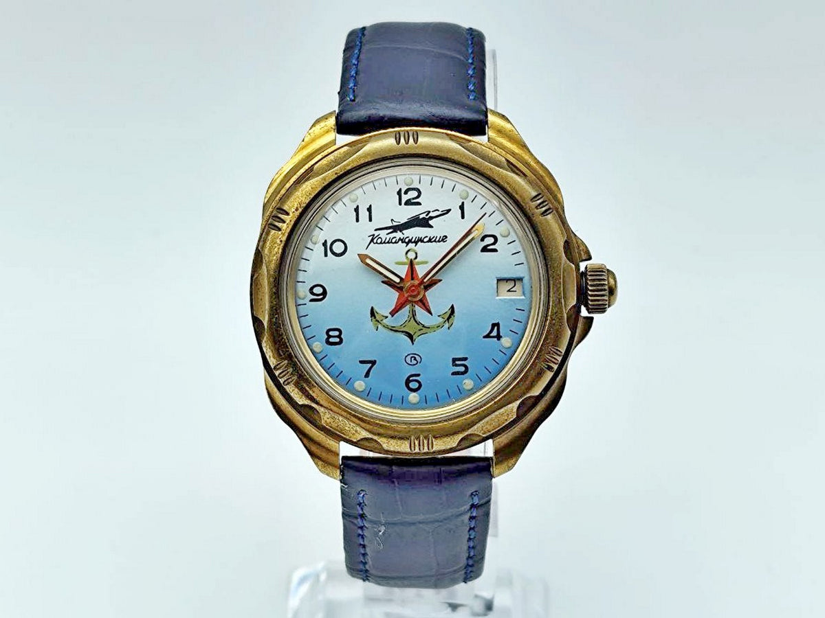 Vintage WOSTOK 2414 Komandirskie Anchor Soviet Mechanical Watch | Vostok USSR Watch