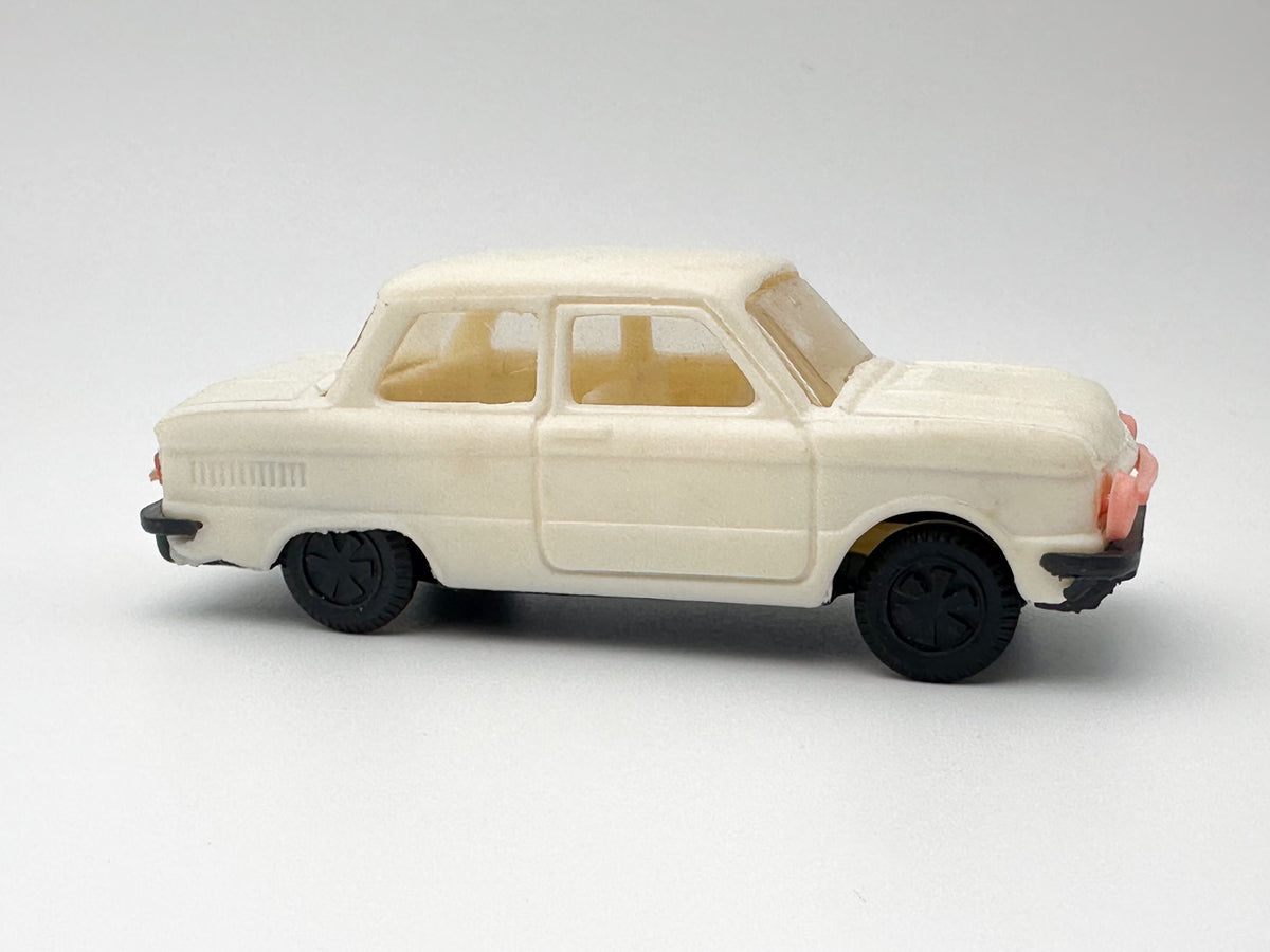Vintage ZAZ-968 Zaporozhets Toy Car | USSR Plastic Collectible Miniature
