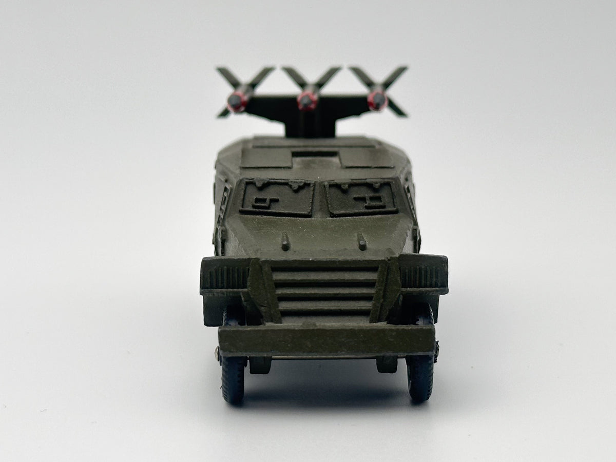 Vintage Soviet Rocket Launcher Armored Car | USSR Diecast Military Missile Toy