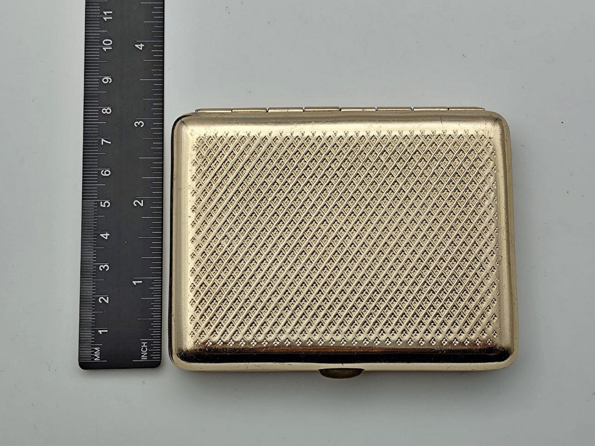 Cigarette Case Wisent Vintage Soviet | BSSR 50 Years Anniversary USSR Tobacciana