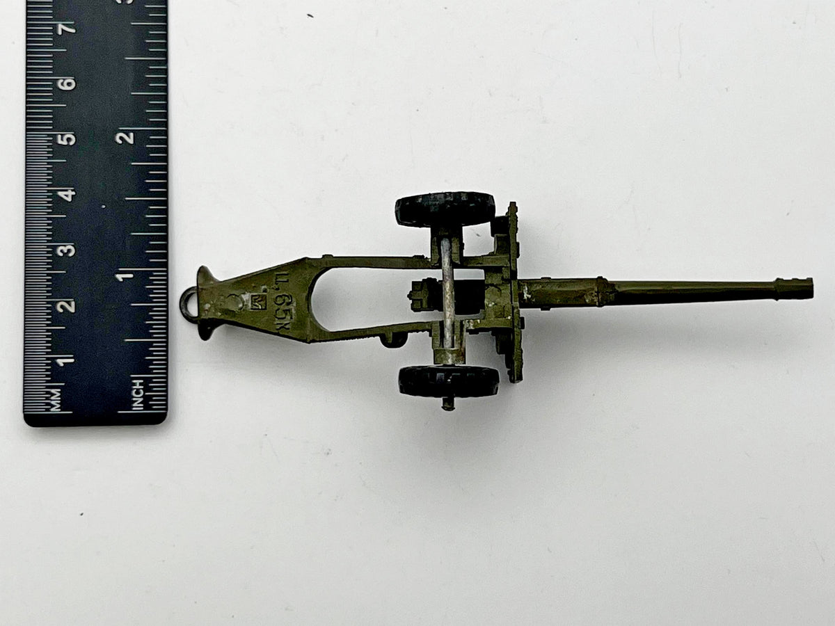 Vintage Soviet Diecast GAZ-66 Military Cargo Truck with Field Gun Toy USSR 1980s | Tula Cartridge Works TPZ