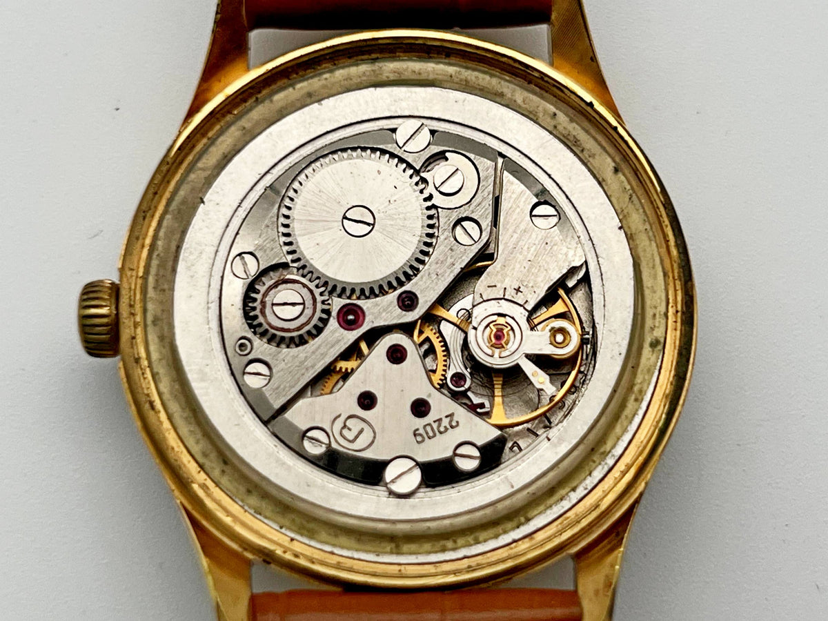 Vintage WOSTOK 2209 AU 10 Gilt Mechanical Wristwatch | Vostok USSR Watch