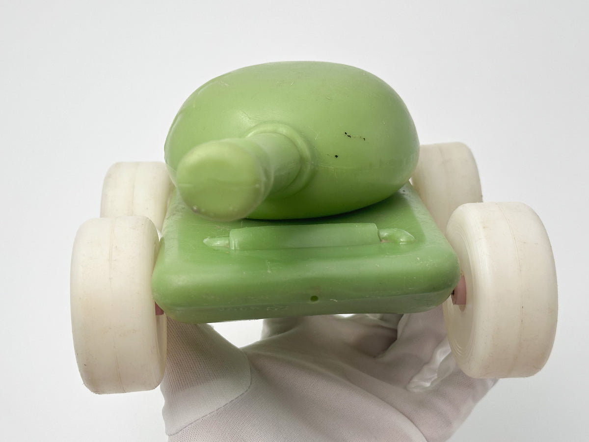 Vintage Soviet Plastic Toy Tank | USSR Retro Wheeled Military Collectible