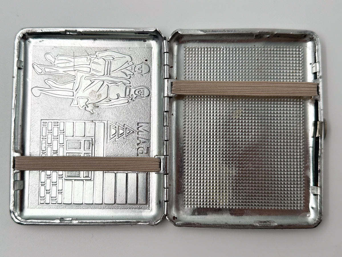 Cigarette Case BAM Baikal-Amur Mainline Vintage Soviet | Railway Workers Tobacciana USSR
