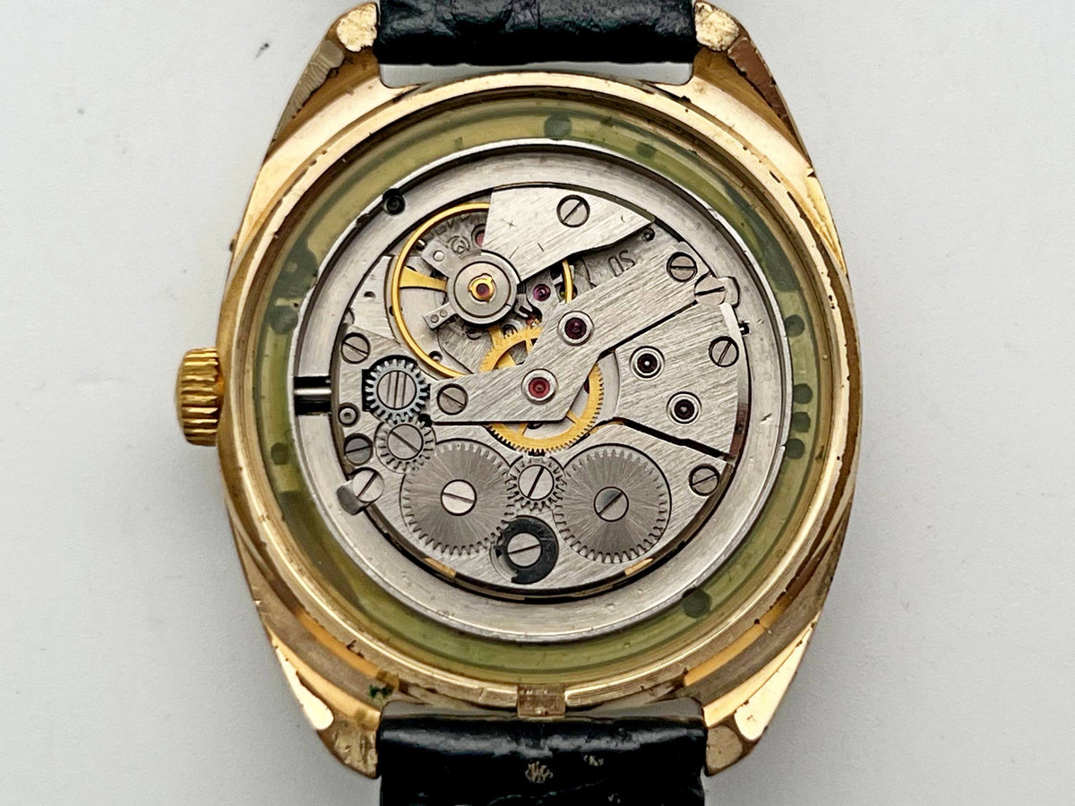 Vintage SLAVA 2428 AU 5 Soviet Mechanical Watch | Gilding  Wristwatch USSR Watch