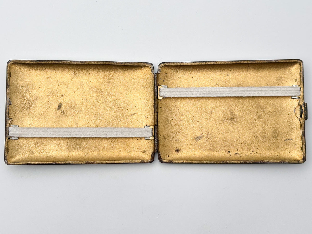Vintage "Tallinn Viru Varav" Soviet Cigarette Case | Estonia Viru Gate Souvenir Metal Tobacciana Travel Collectible