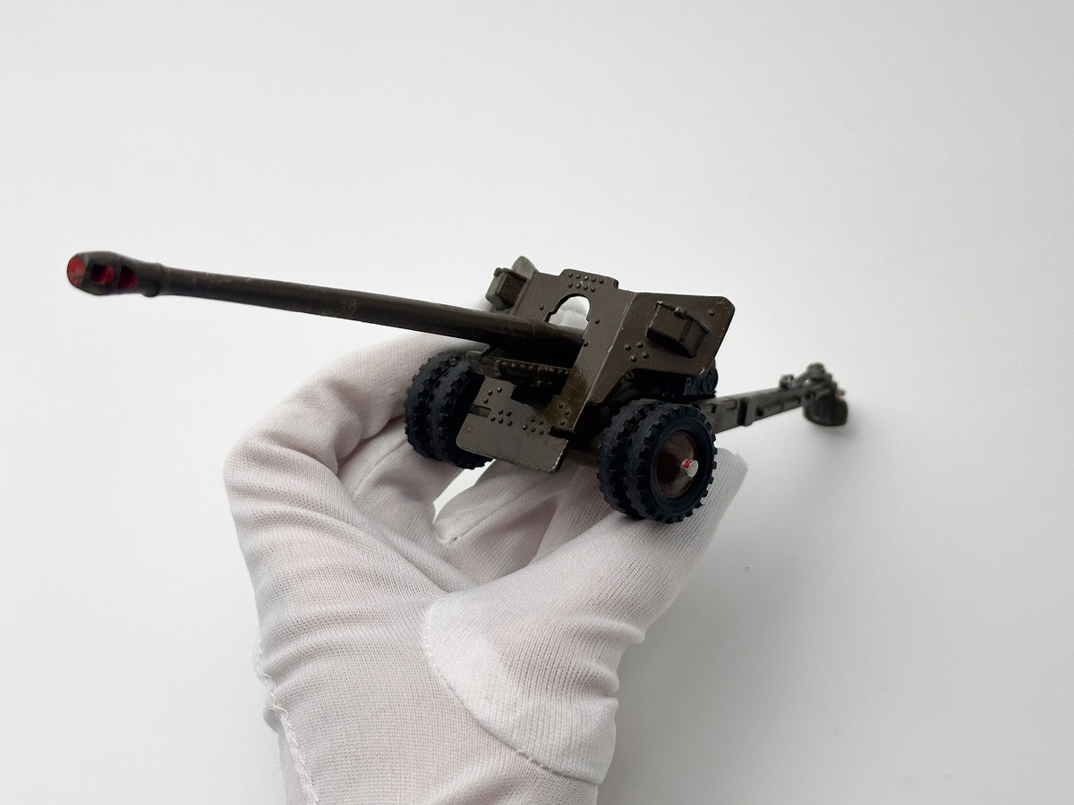 Vintage Soviet Diecast Metal 100mm Anti-Tank Field Gun BS-3 Toy Model USSR 1:43 | Arsenal Plant Leningrad