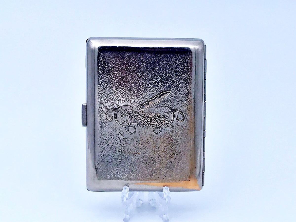 Cigarette Case Nikolai Gogol Vintage Soviet | Writer Centenary 1852-1952 Tobacciana USSR