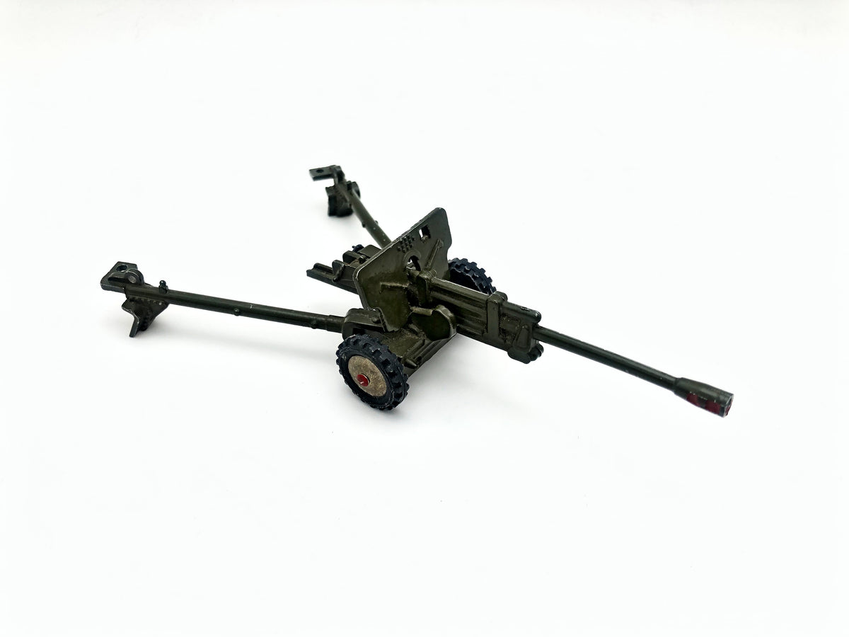 Vintage Soviet Diecast Metal 100mm Anti-Tank Field Gun BS-3 Toy Model USSR 1:43 | Arsenal Plant Leningrad