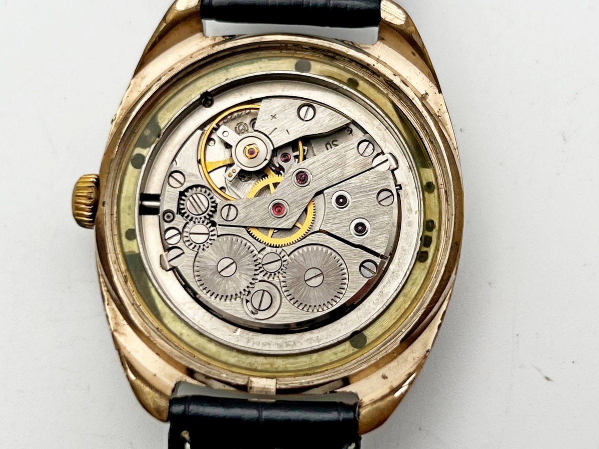 Vintage SLAVA 2428 AU Soviet Mechanical Watch | Gilding  Wristwatch USSR Watch