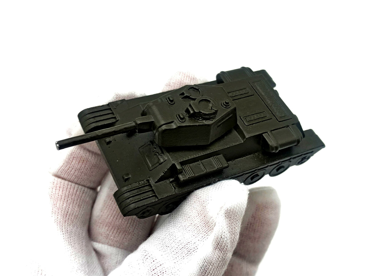 Vintage Soviet Diecast Metal T-34 Medium Tank Toy Model USSR 1:72 | Tula Cartridge Works TPZ