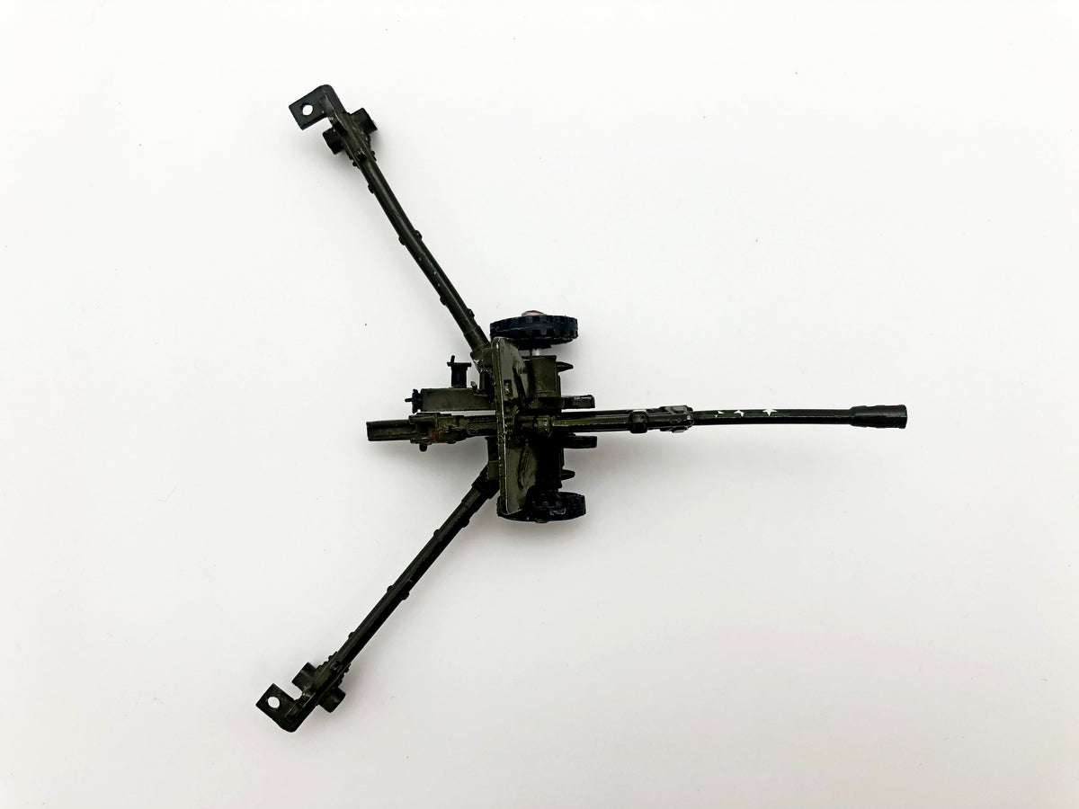 Vintage Soviet Diecast Metal 100mm Anti-Tank Field Gun BS-3 Toy Model USSR 1:43 | Arsenal Plant Leningrad
