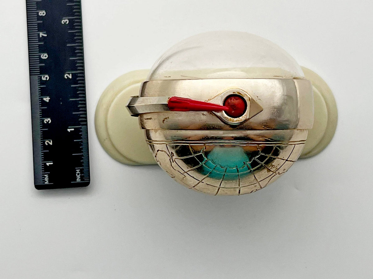 Vintage SLAVA Alarm Clock Space Soviet Mechanical Table Clock 5671 | USSR Watch