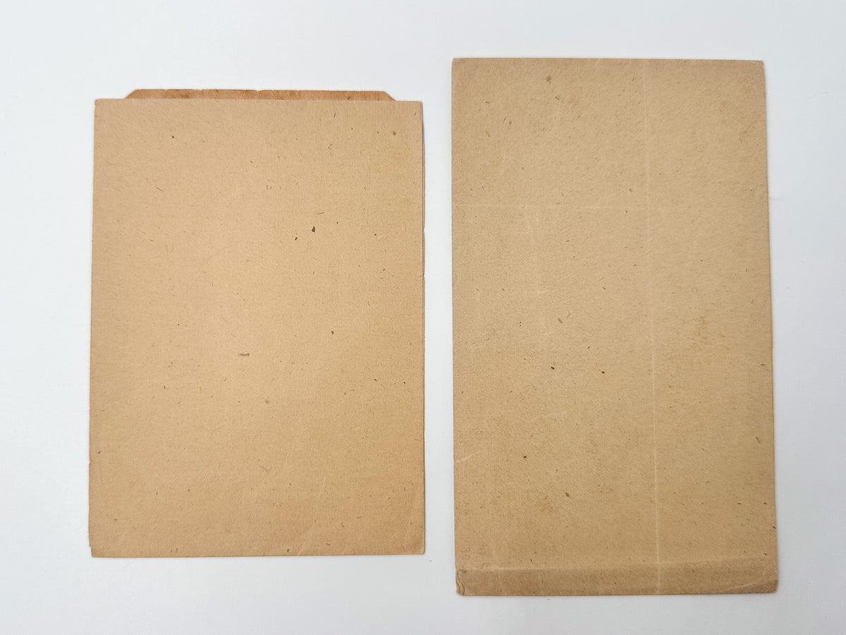Imperial Russian 1 Kopeck Postal Wrappers Collection | 2 Vintage Antique Banknot / Bandérole Wrappers Set