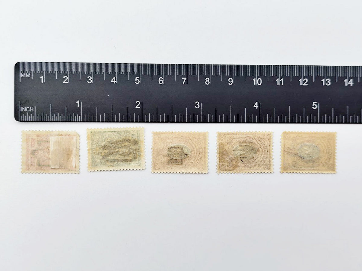 1918 Ukrainian People's Republic Postage Stamps Collection | Vintage Trident Tryzub Surcharge Blocks Set of 28 MH