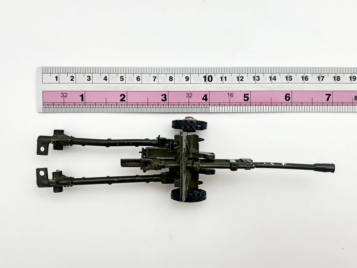 Vintage Soviet Diecast Metal 100mm Anti-Tank Field Gun BS-3 Toy Model USSR 1:43 | Arsenal Plant Leningrad