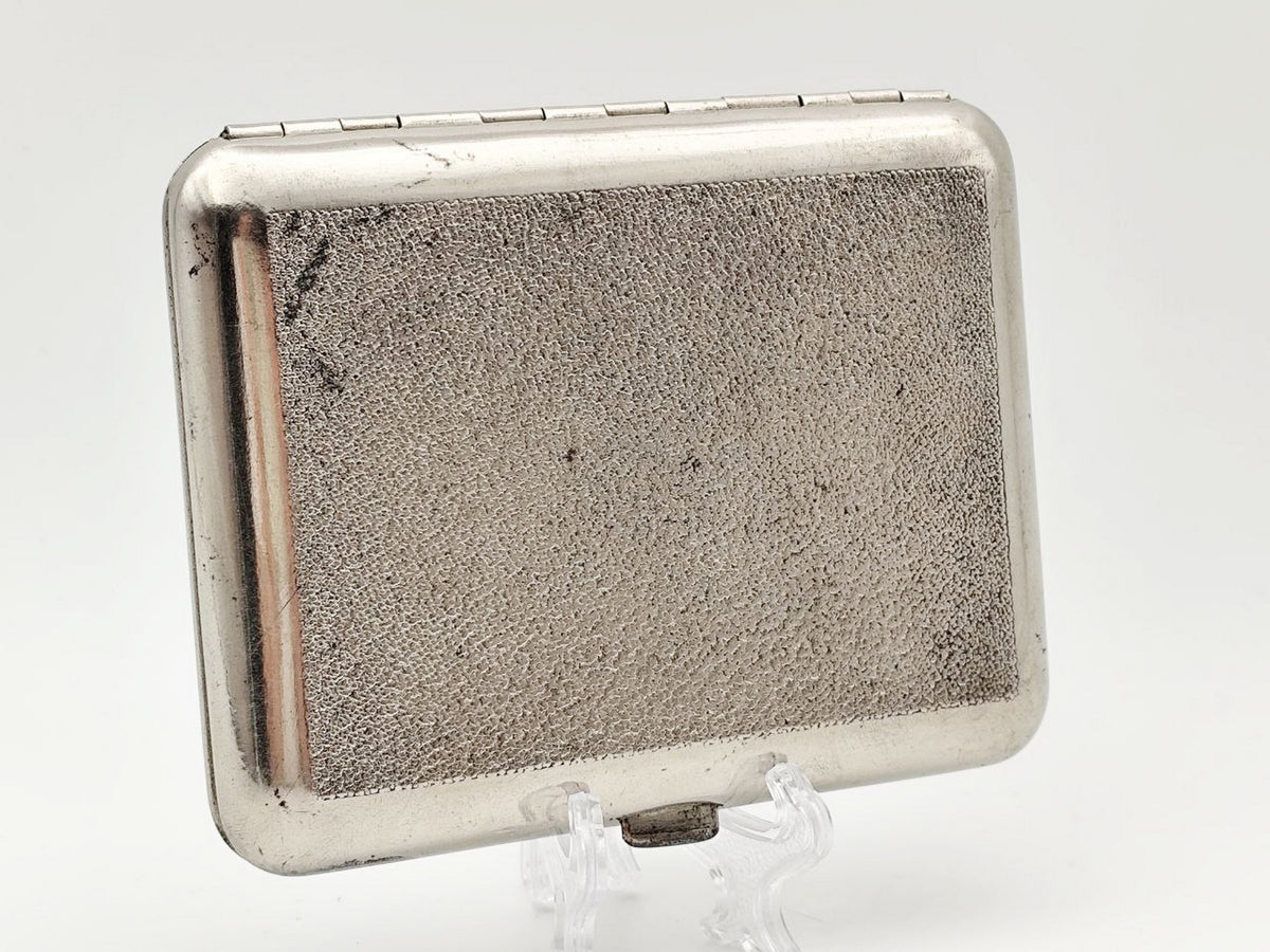 Vintage Football Stadium Cigarette Case | Lenemalier Pocket Box Soviet Tobacciana USSR